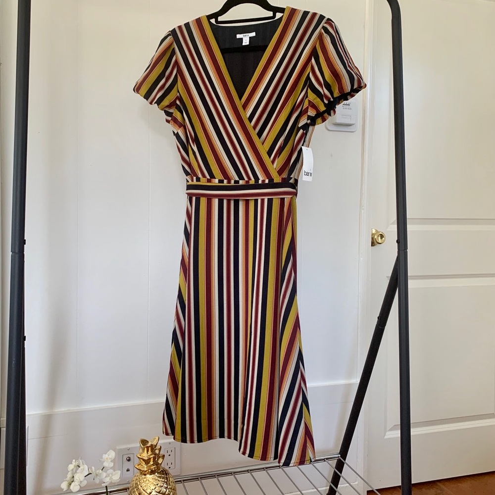NEW Bar III Striped Dress